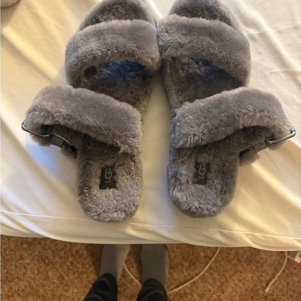 UGG Women's Cozy Gray Slippers